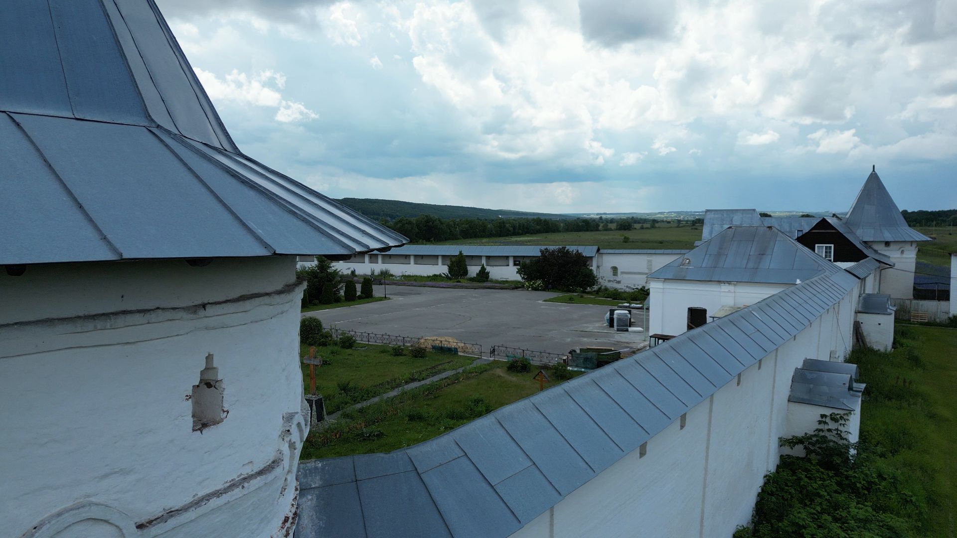 ступино, монастырь, икона,видео с коптера,