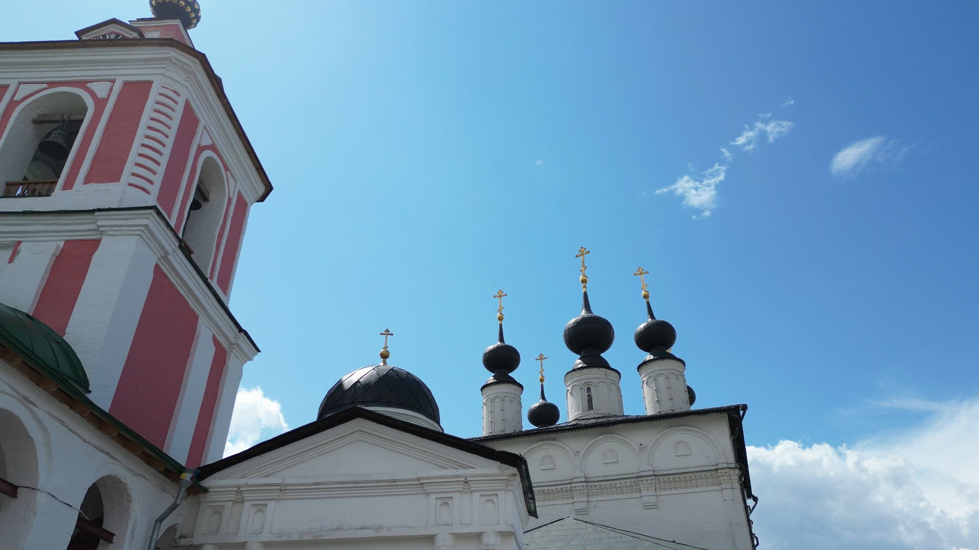 ступино, монастырь, икона,видео с коптера,