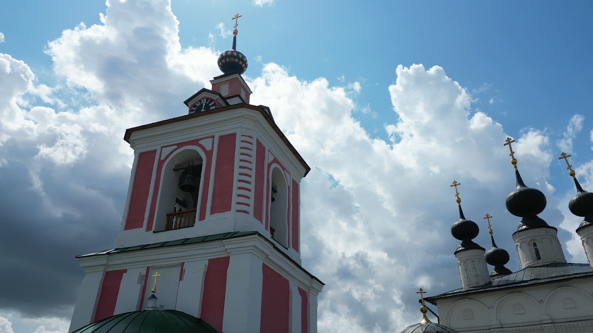 ступино, монастырь, икона,видео с коптера,