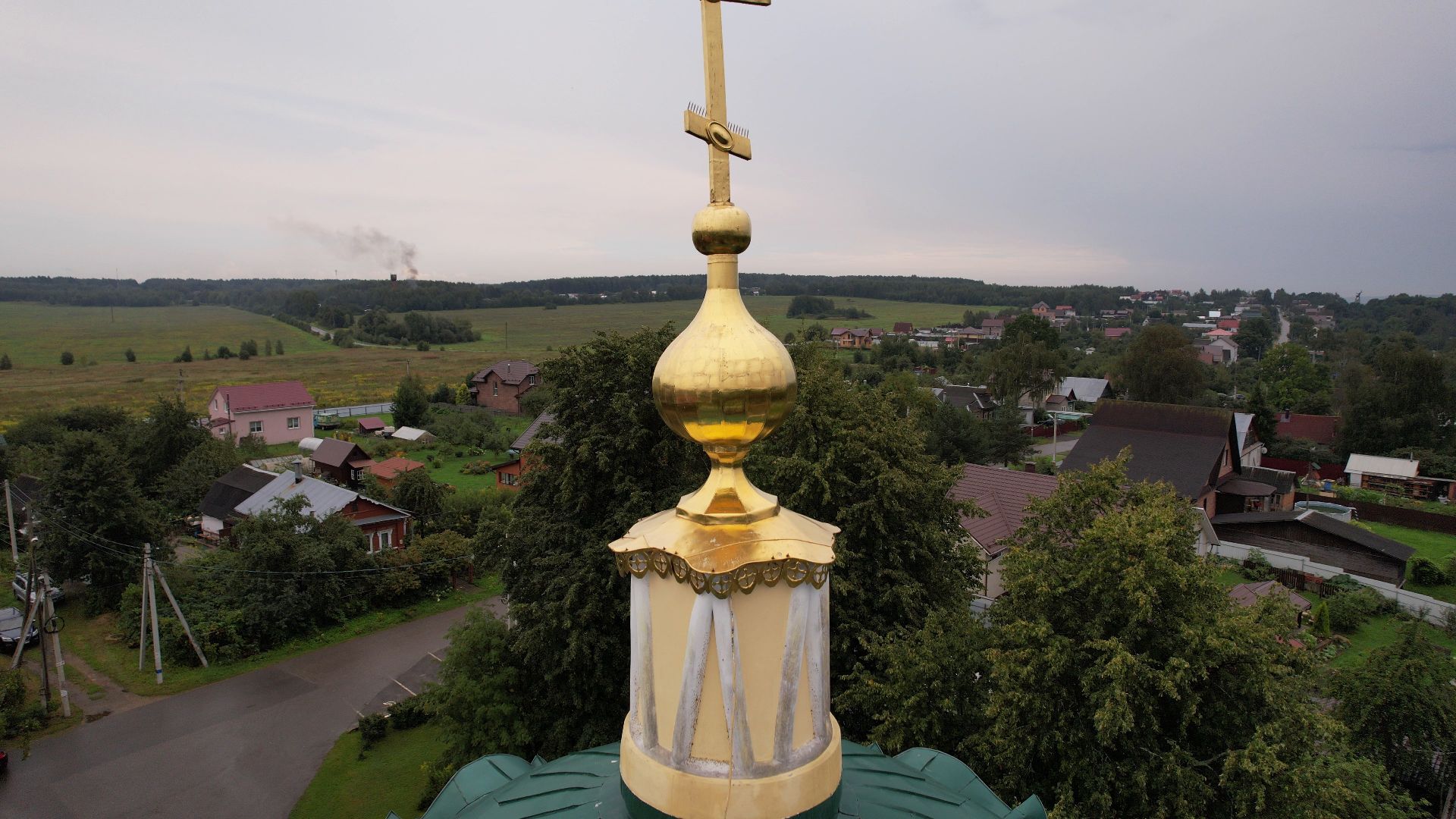 яхрома, храм,видео с коптера,