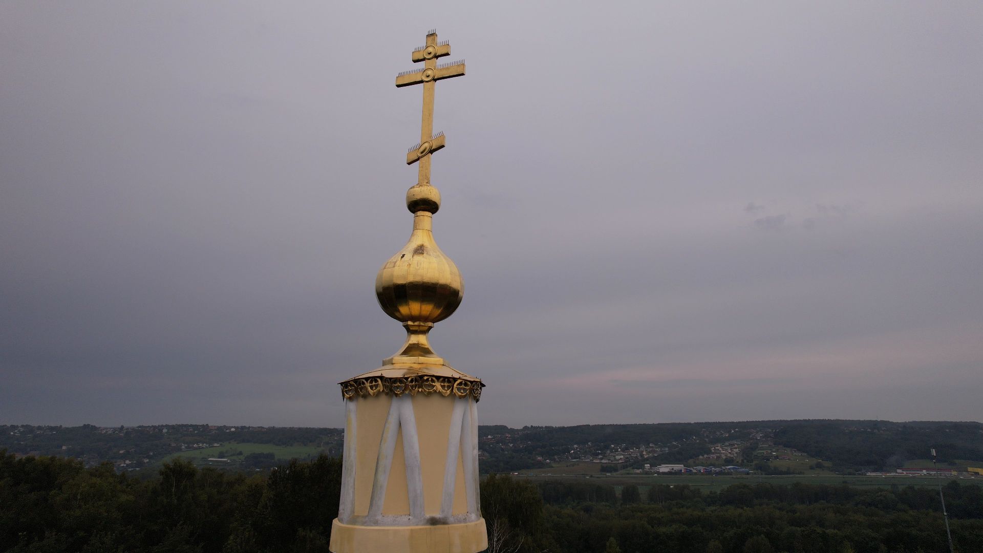 яхрома, храм,видео с коптера,
