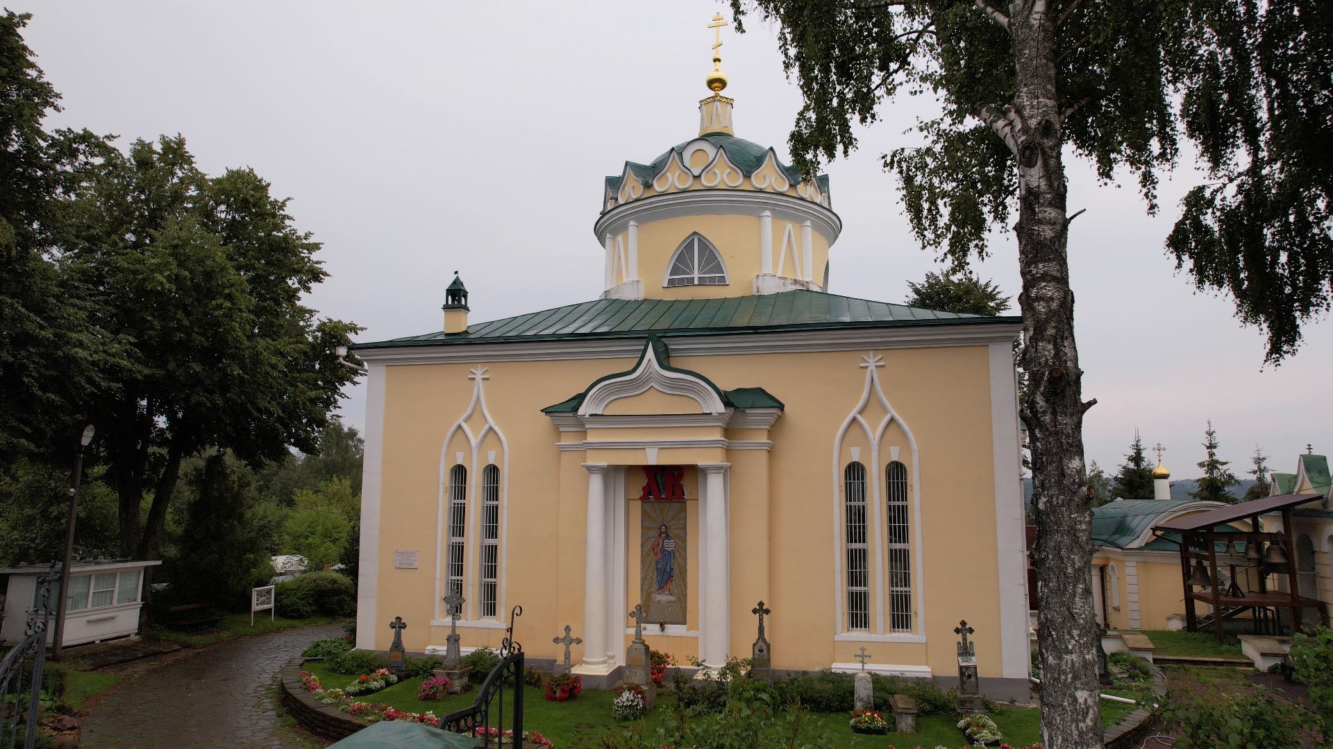 яхрома, храм,видео с коптера,