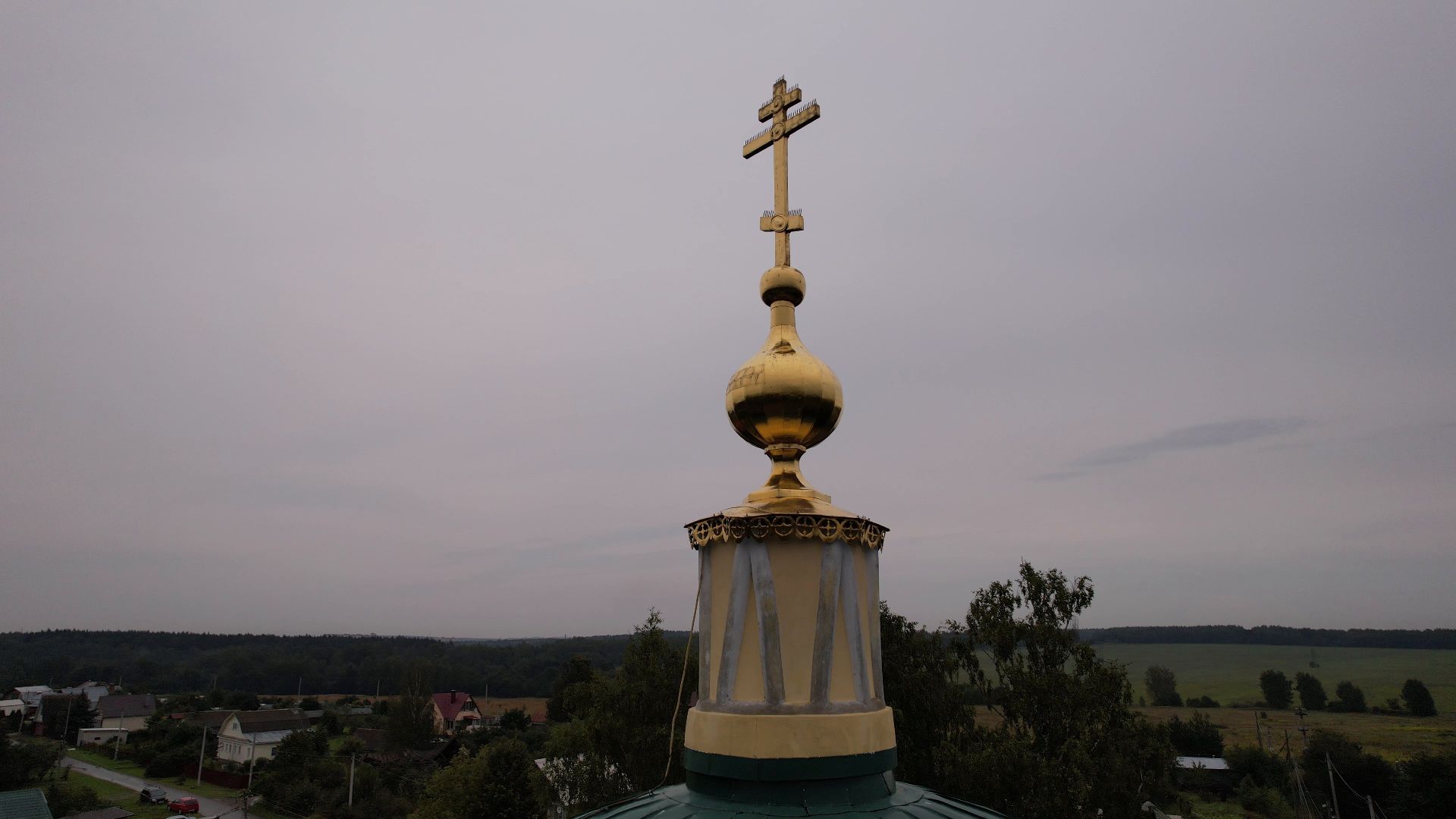 яхрома, храм,видео с коптера,