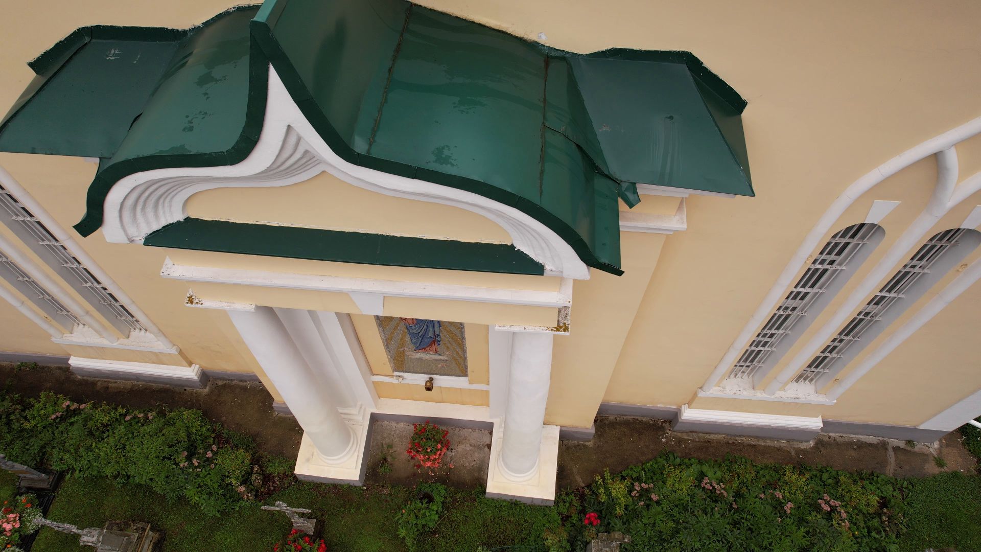 яхрома, храм,видео с коптера,