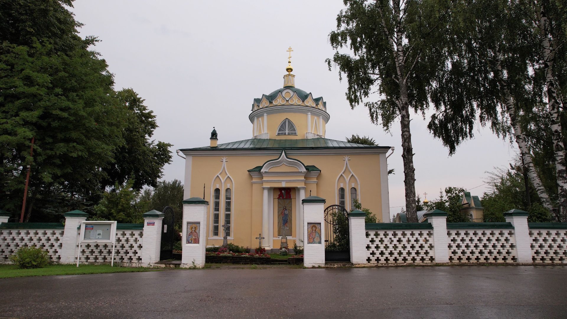 яхрома, храм,видео с коптера,