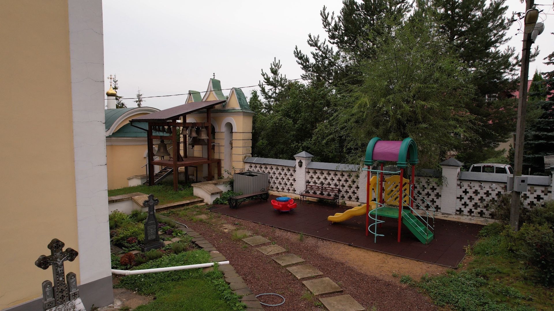 яхрома, храм,видео с коптера,