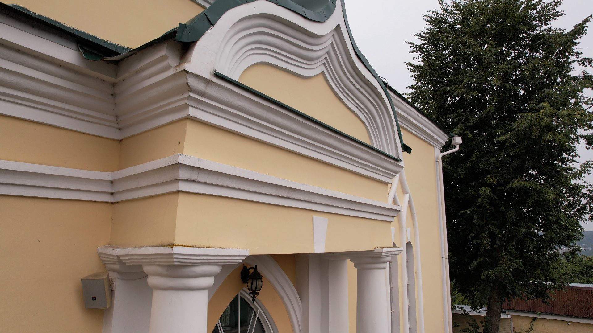 яхрома, храм,видео с коптера,