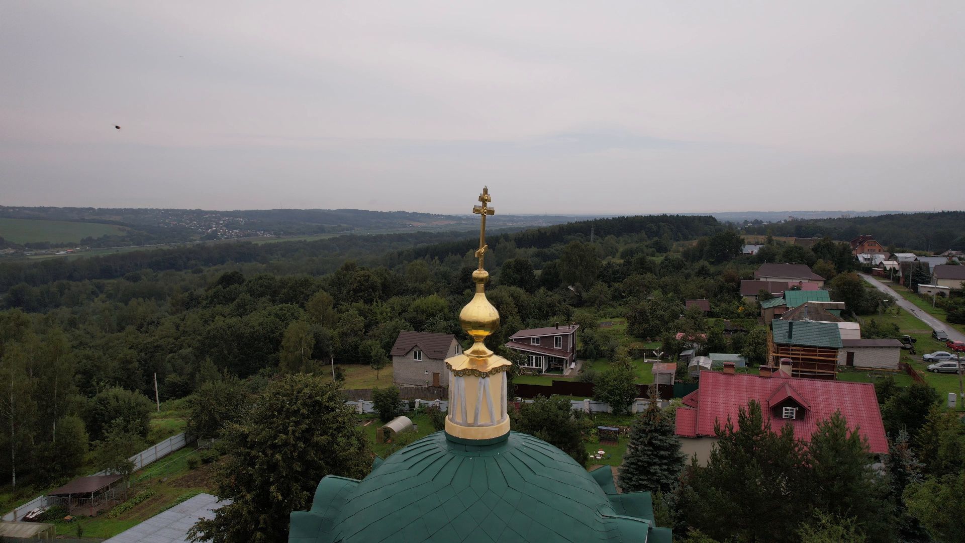 яхрома, храм,видео с коптера,