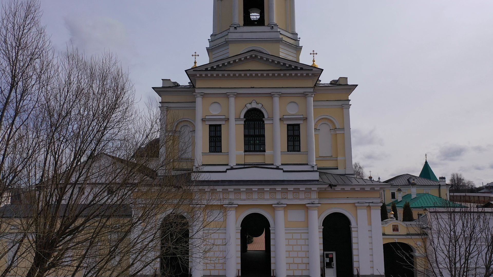 Серпухов, монастырь, культура,видео с коптера,