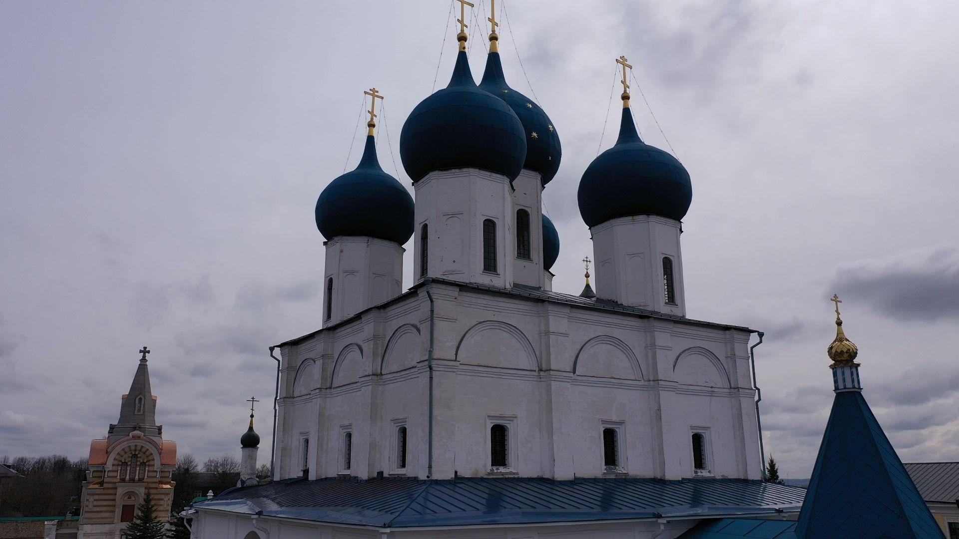 Серпухов, монастырь, культура,видео с коптера,