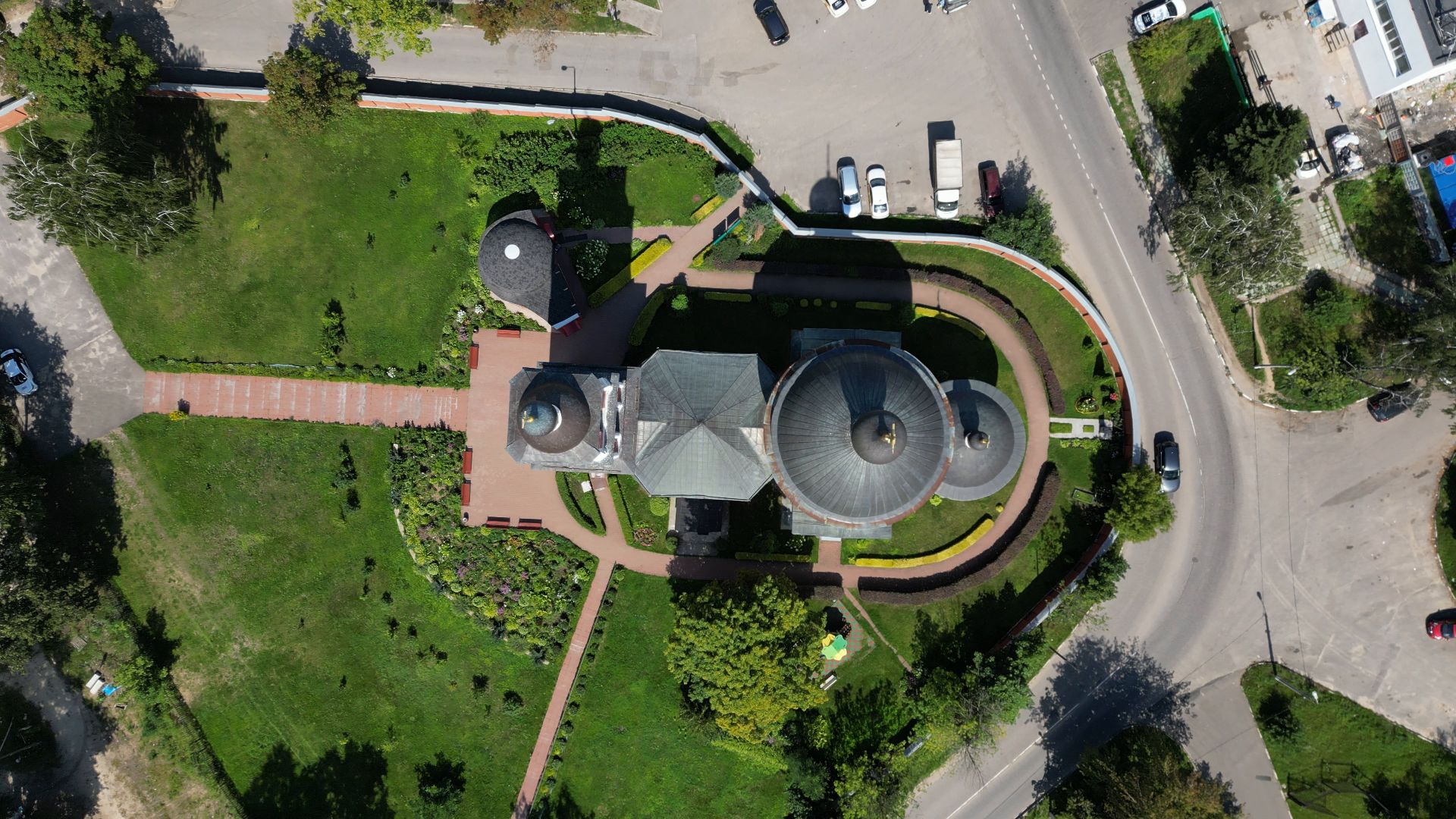 храм, лыткарино, петропавловский,видео с коптера,