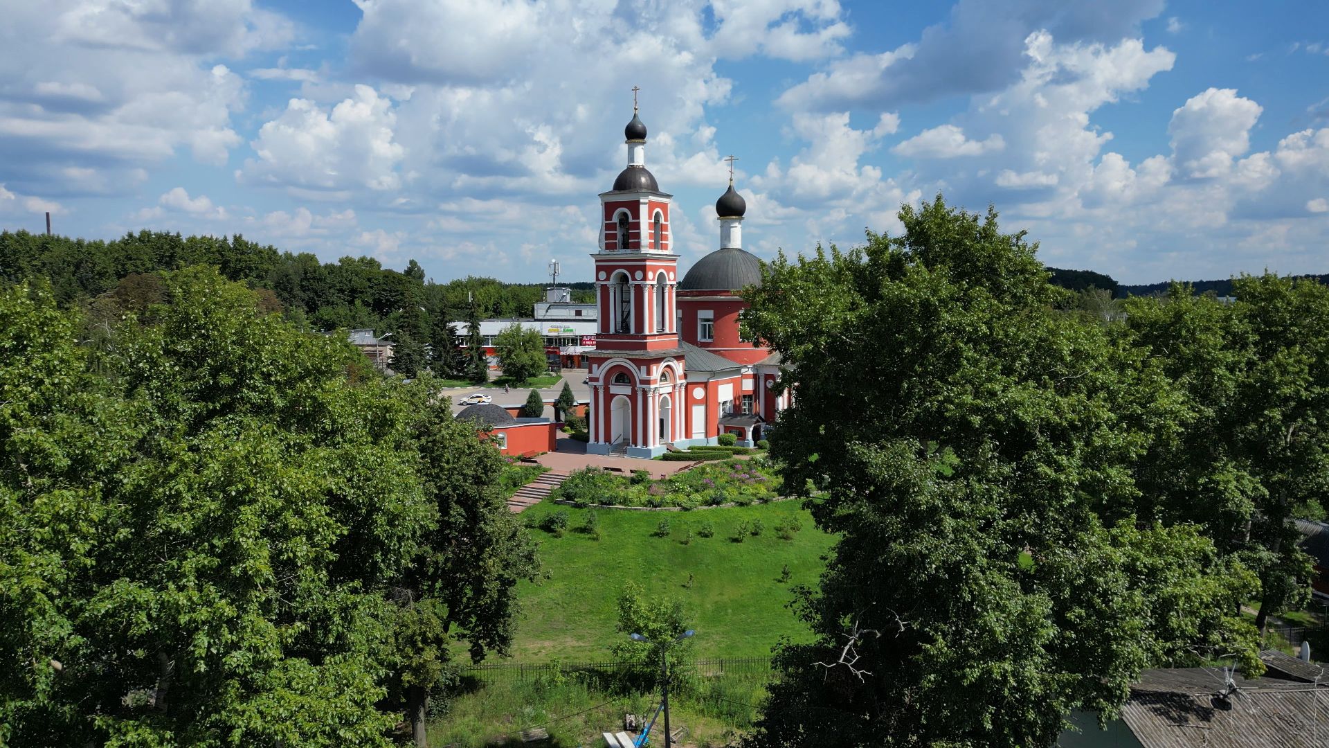 храм, лыткарино, петропавловский,видео с коптера,