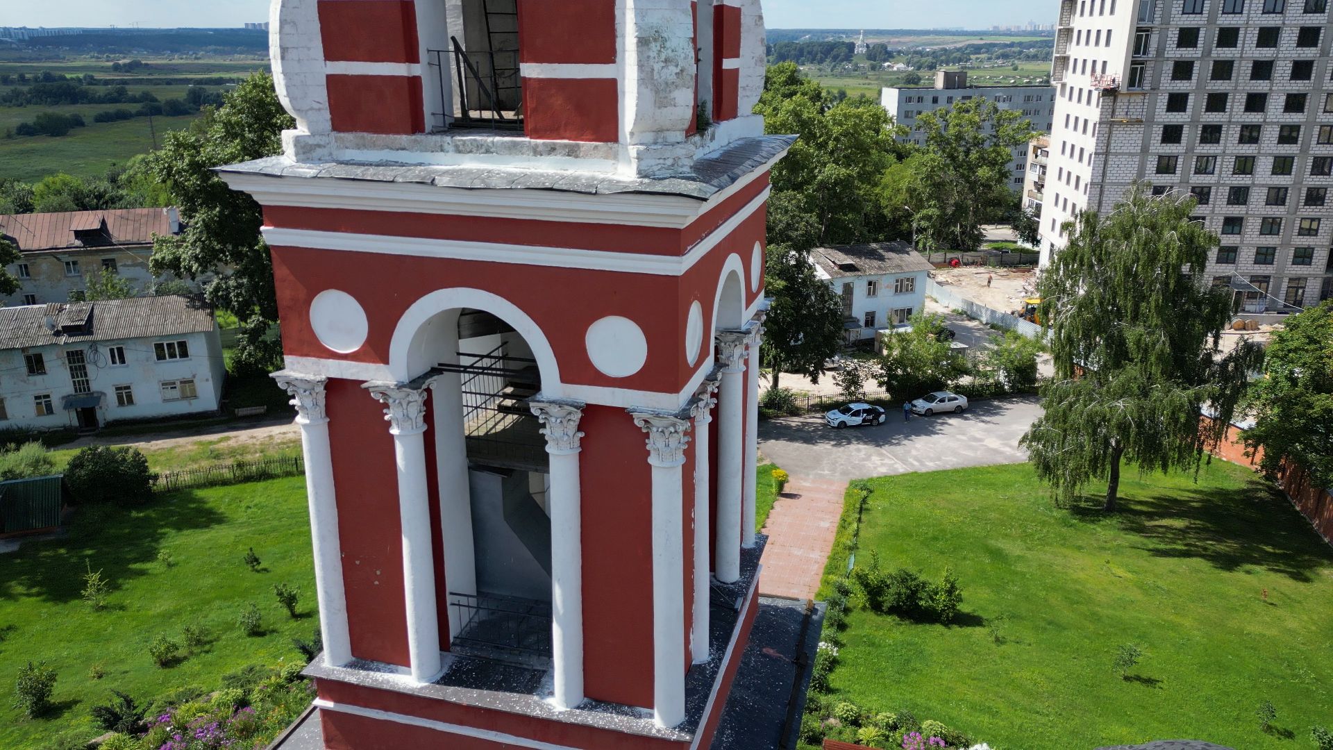 храм, лыткарино, петропавловский,видео с коптера,