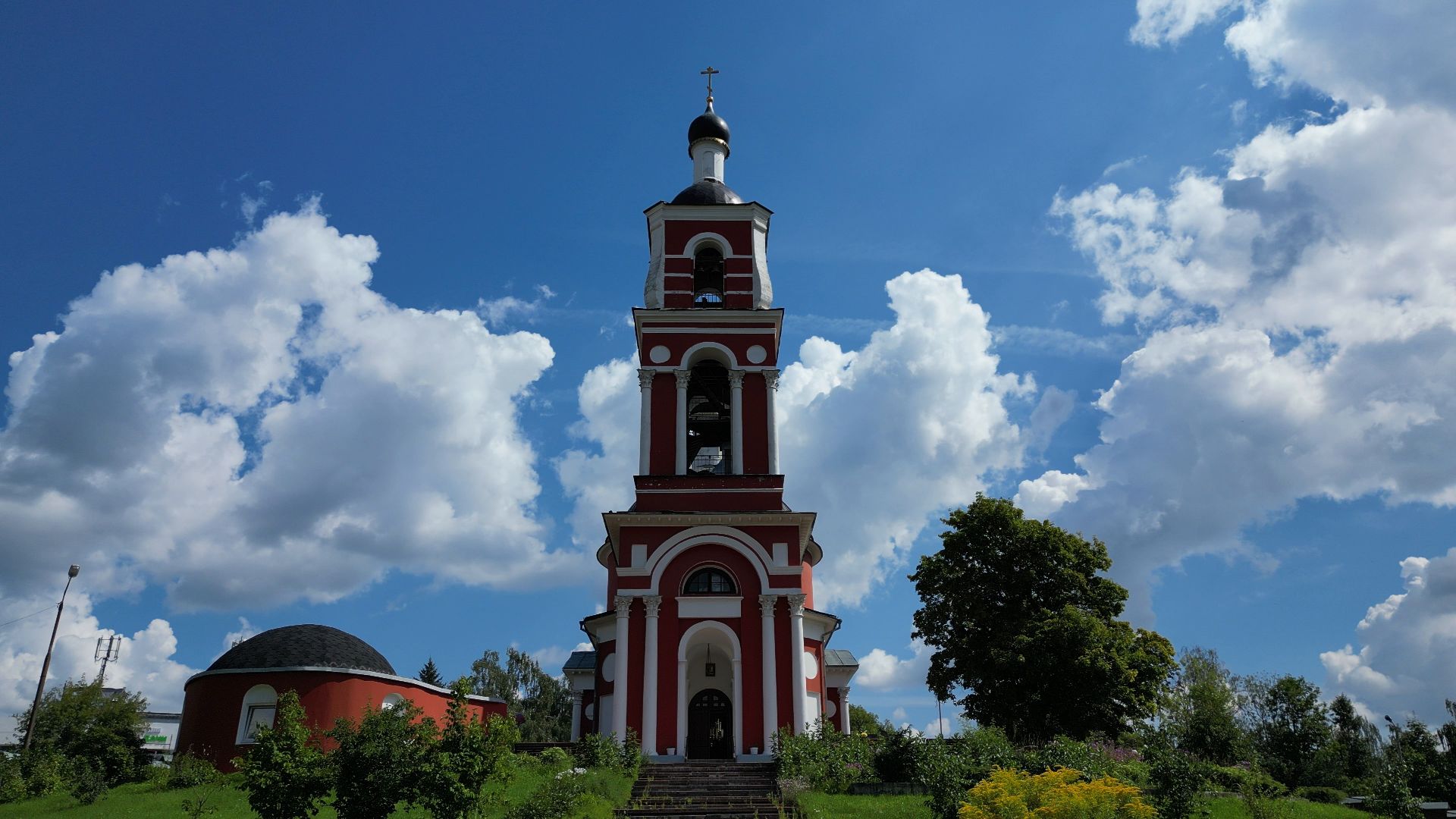 храм, лыткарино, петропавловский,видео с коптера,