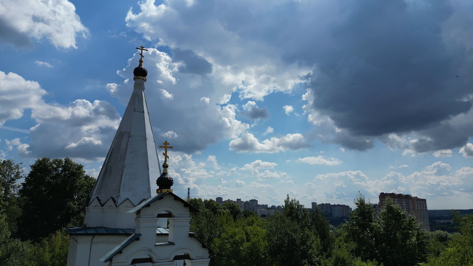 храм, лыткарино, петропавловский,видео с коптера,