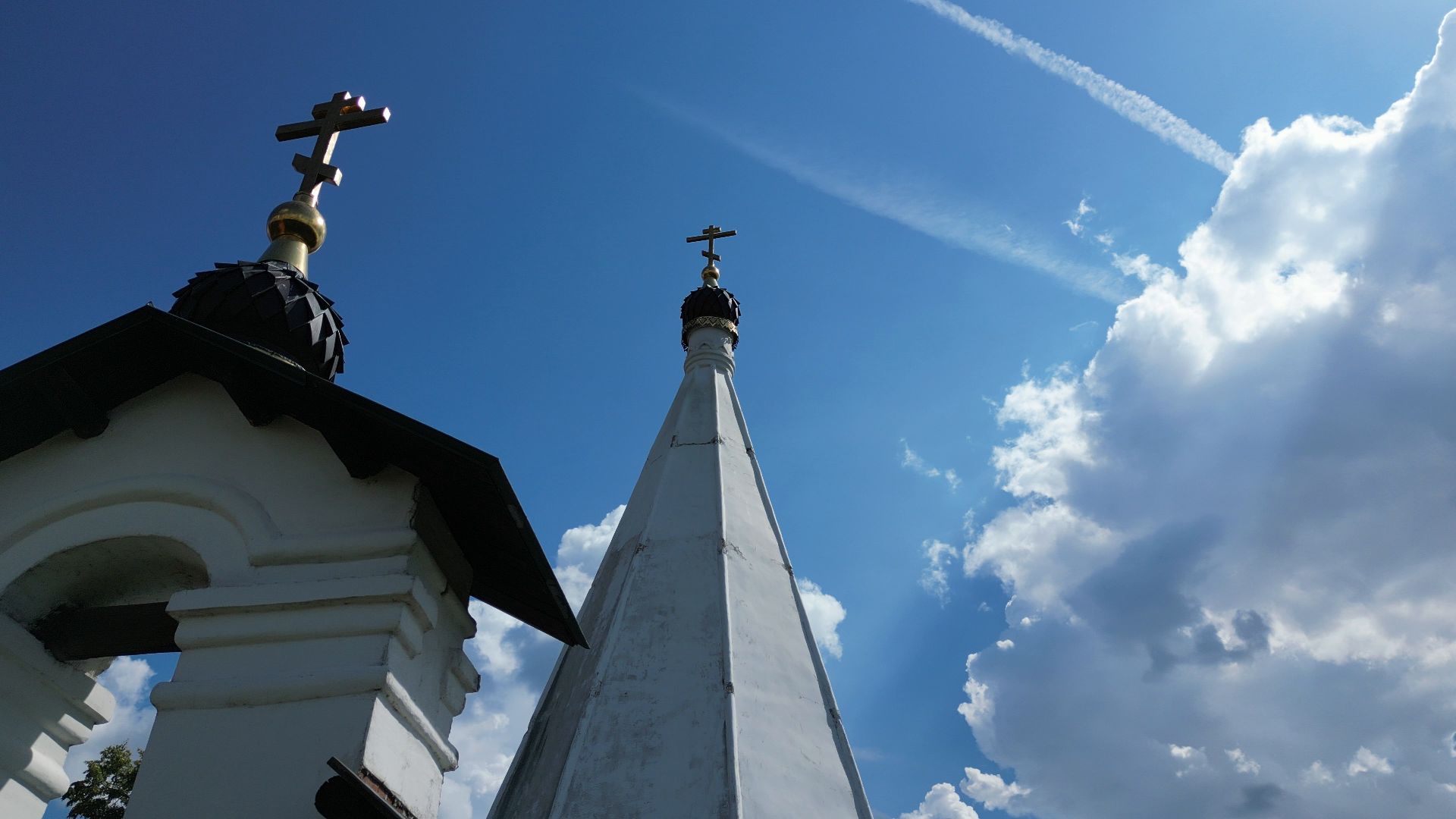 лыткарино, церковь, петровское,видео с коптера,