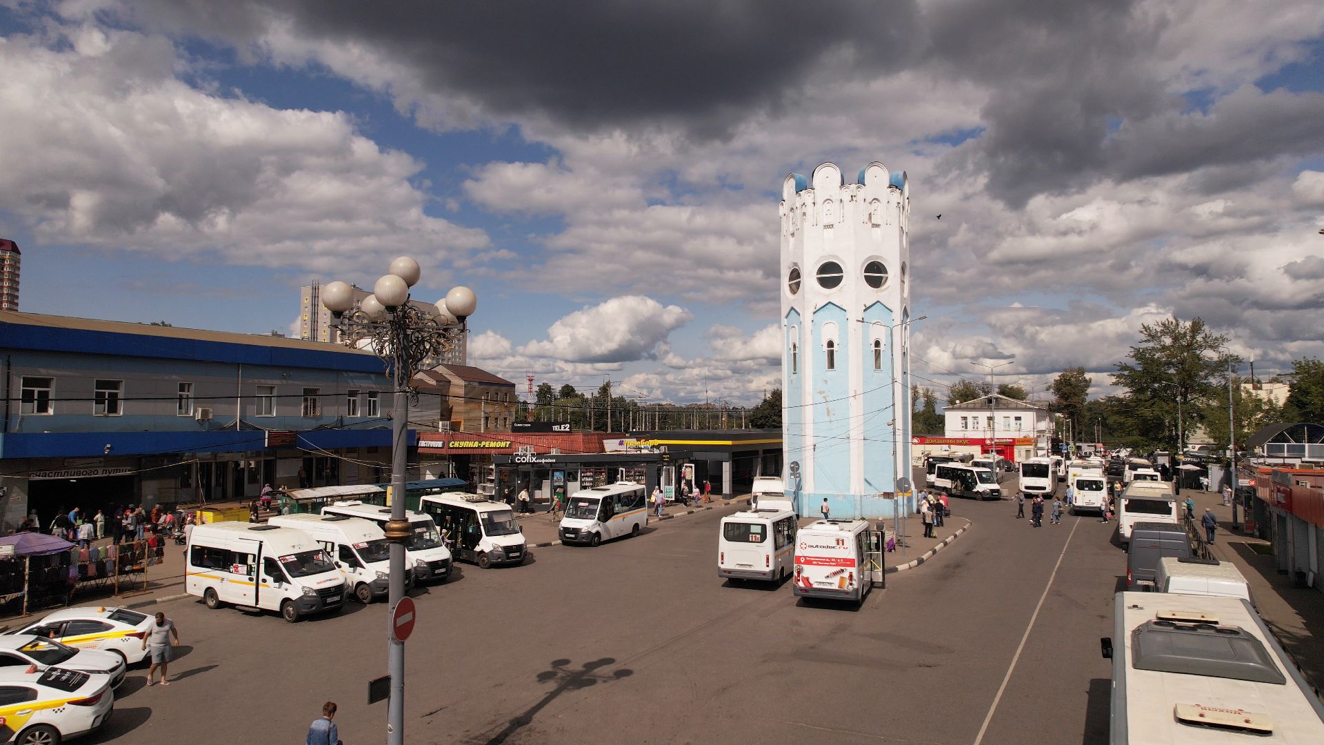 башня, пушкино,видео с коптера,