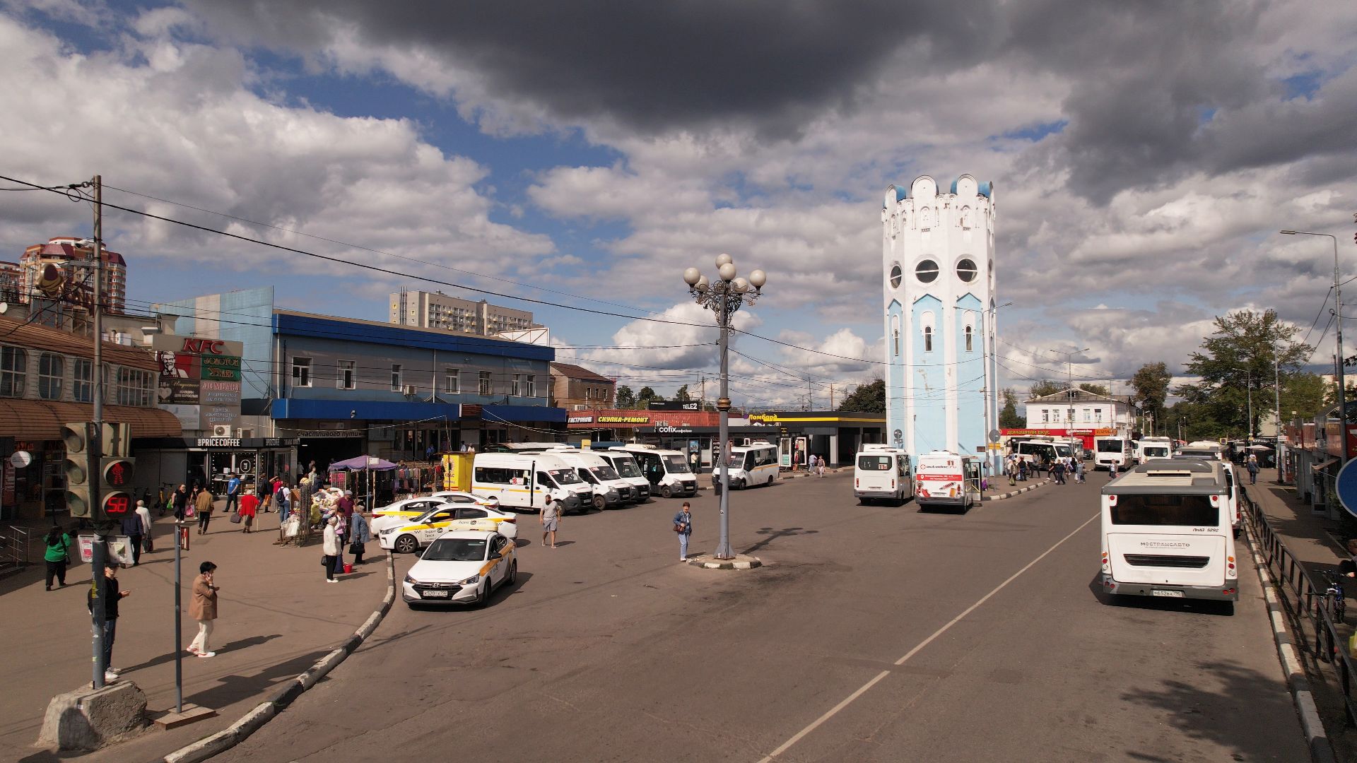 башня, пушкино,видео с коптера,