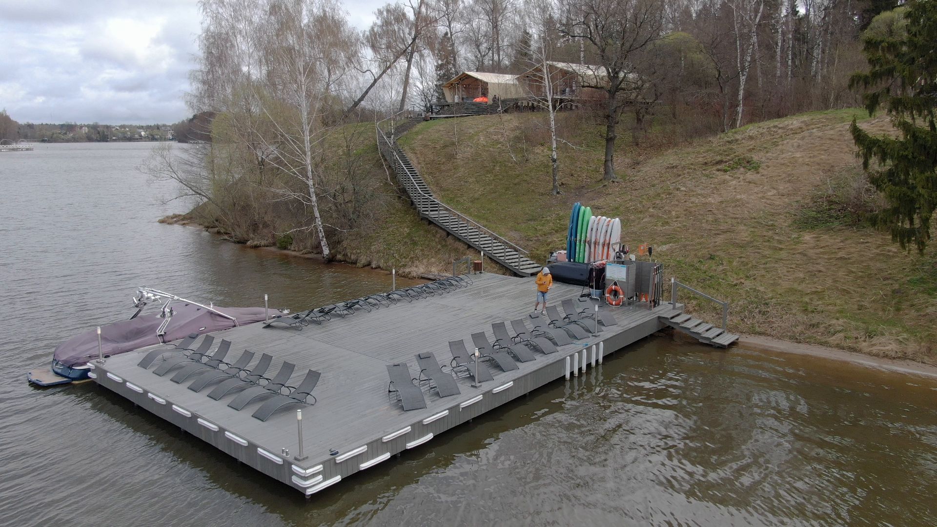 глэмпинг, пушкино, водохранилище,видео с коптера,