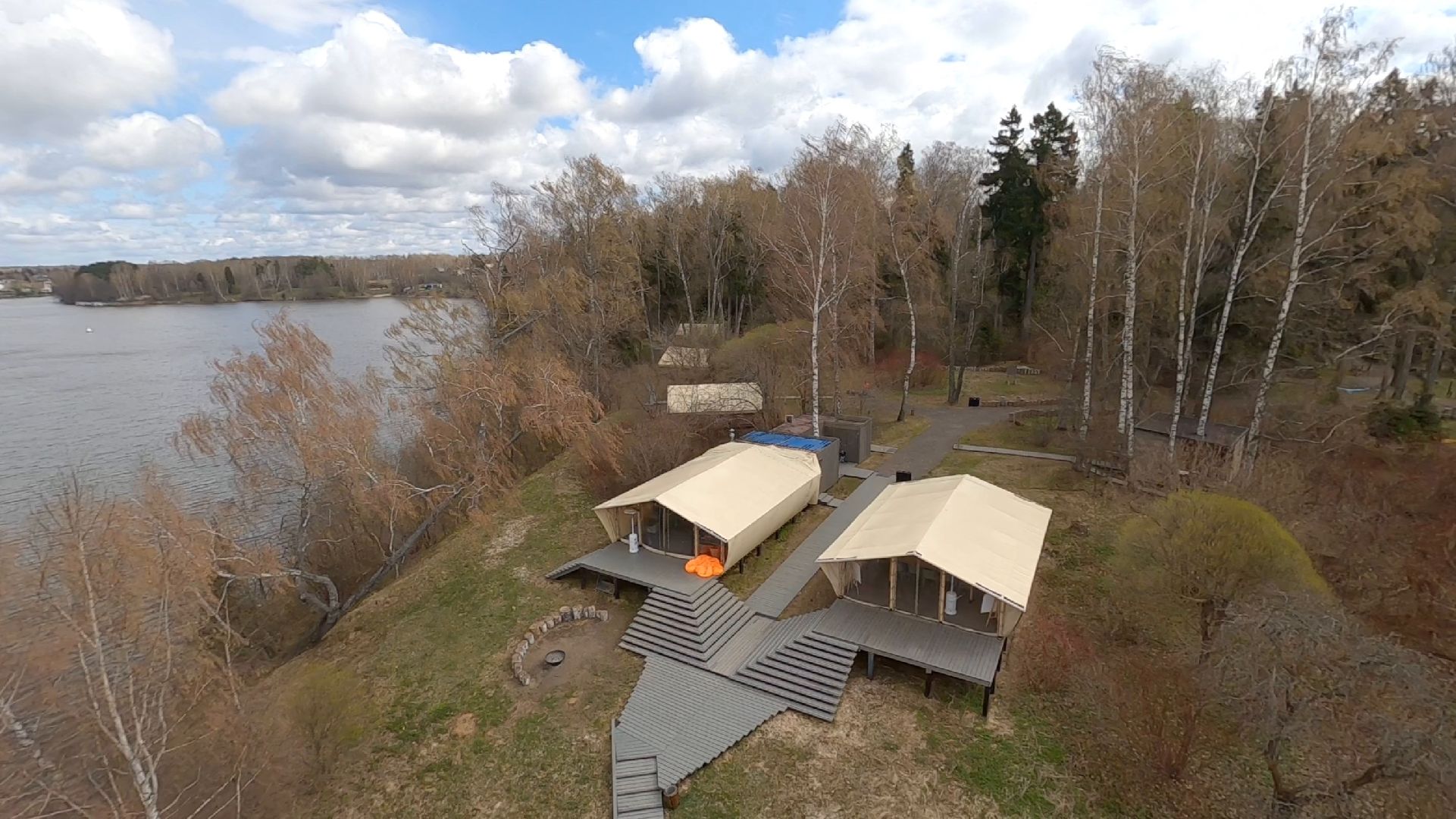 глэмпинг, пушкино, водохранилище,видео с коптера,