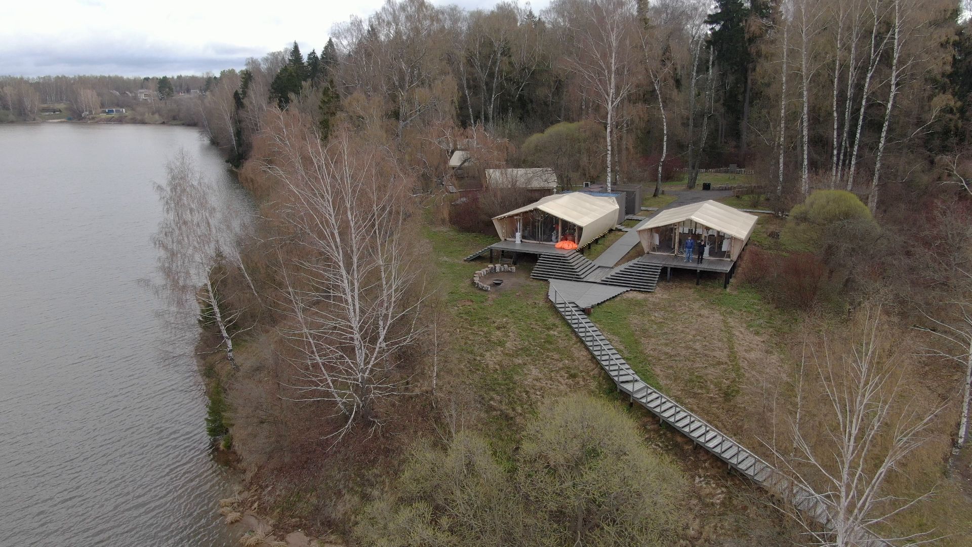 глэмпинг, пушкино, водохранилище,видео с коптера,