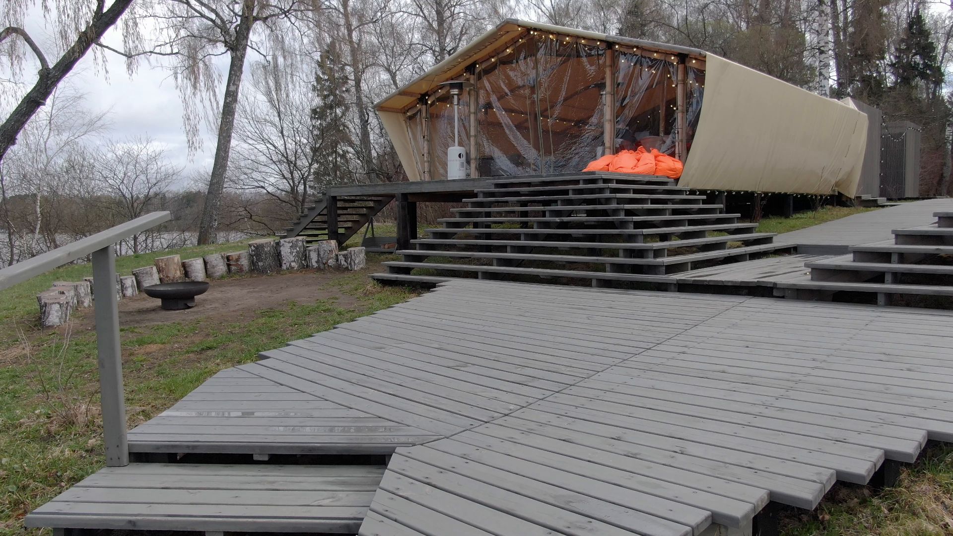 глэмпинг, пушкино, водохранилище,видео с коптера,