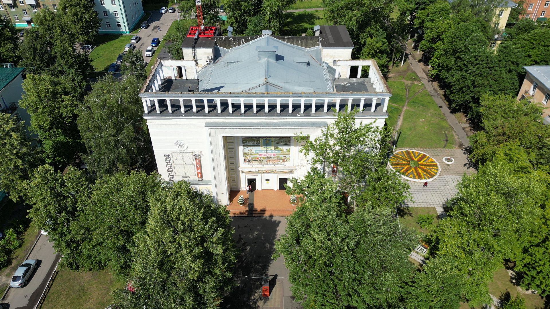 ступино, дом культуры, металлург,видео с коптера,