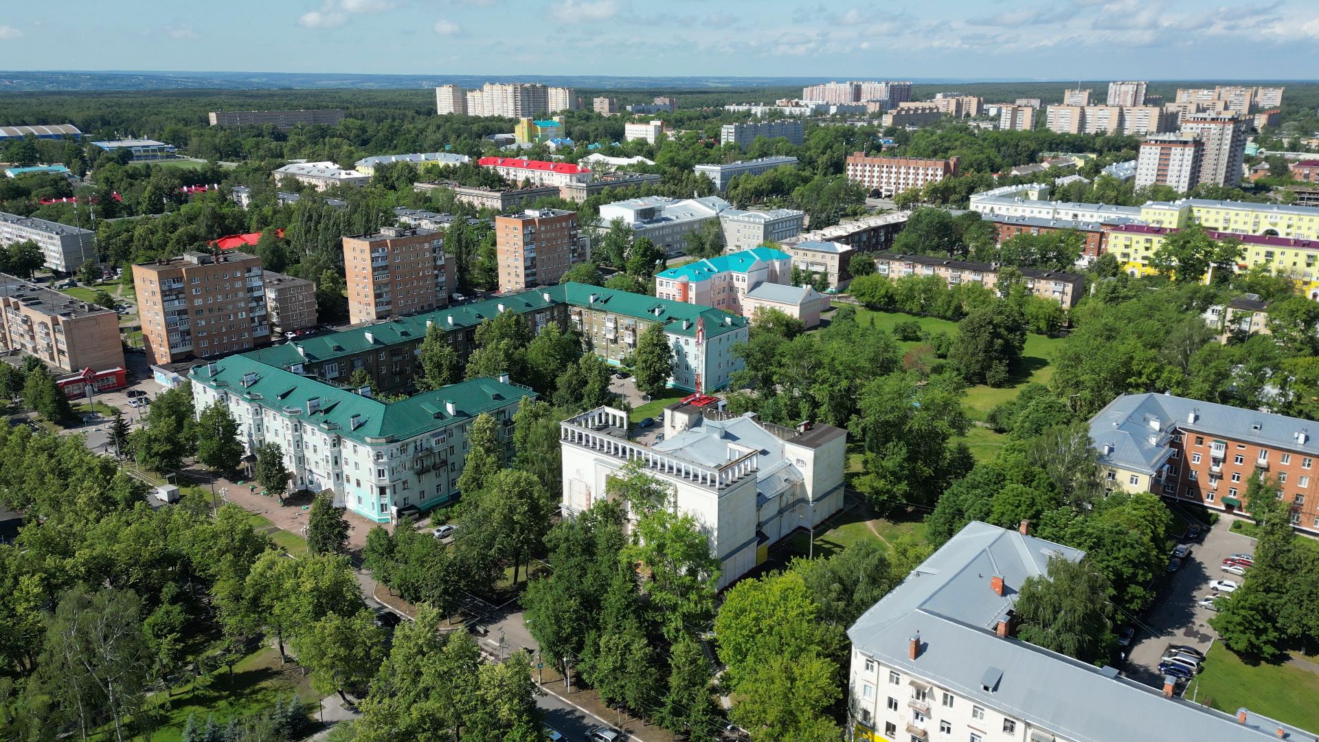 ступино, дом культуры, металлург,видео с коптера,