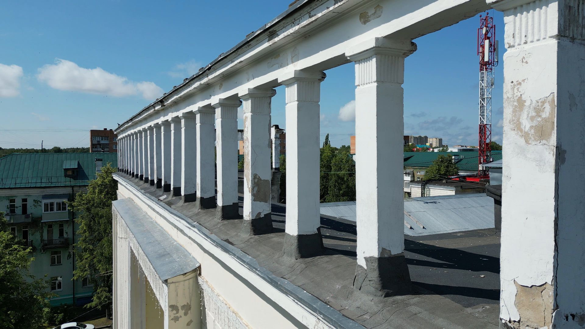 ступино, дом культуры, металлург,видео с коптера,