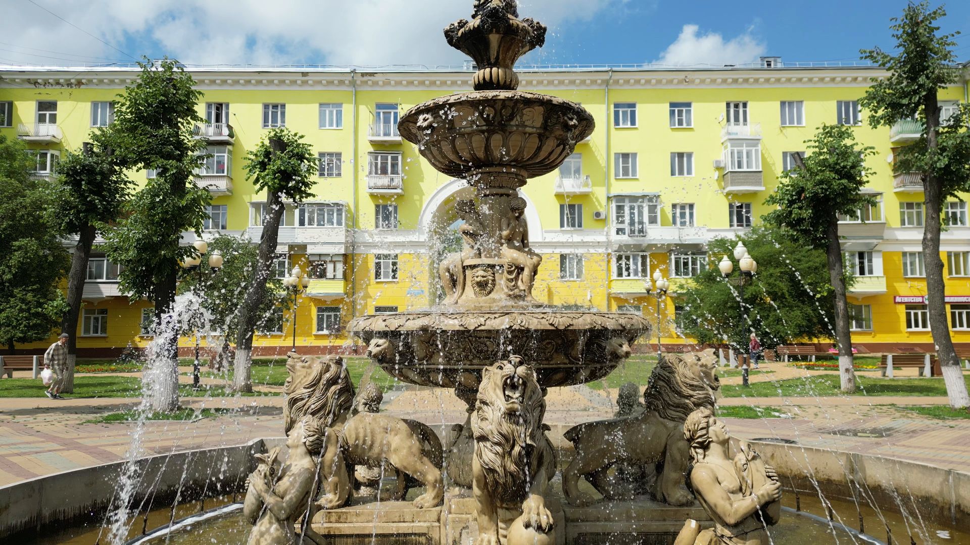 ступино, дома, проспект,видео с коптера,