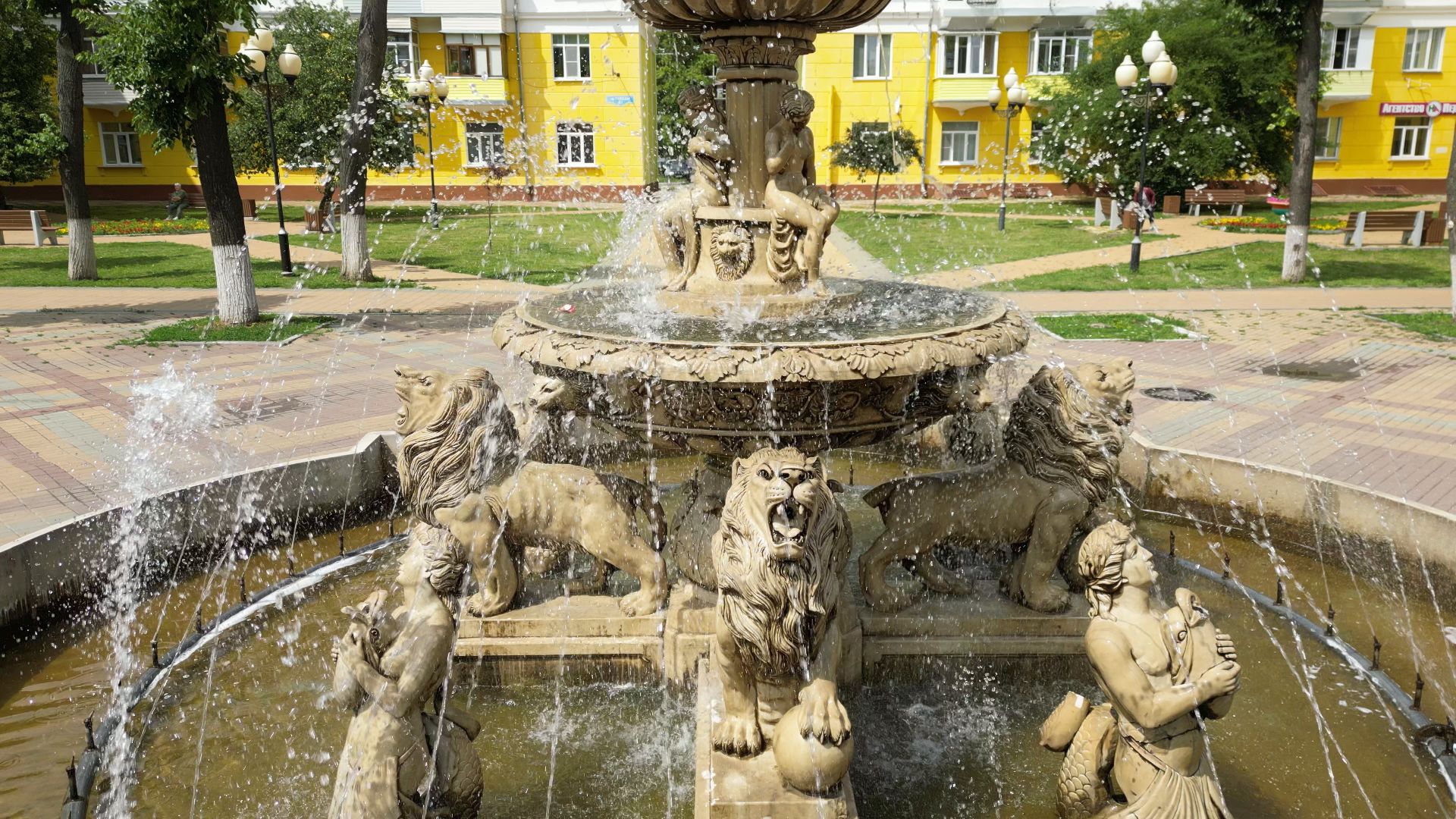 ступино, дома, проспект,видео с коптера,