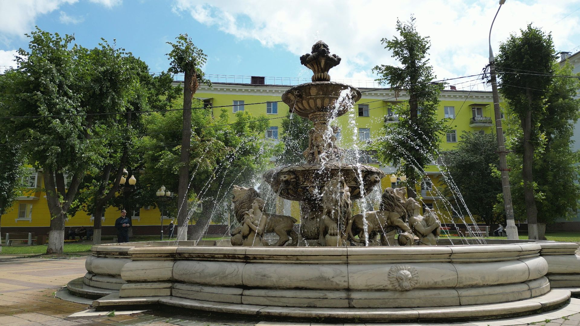 ступино, дома, проспект,видео с коптера,