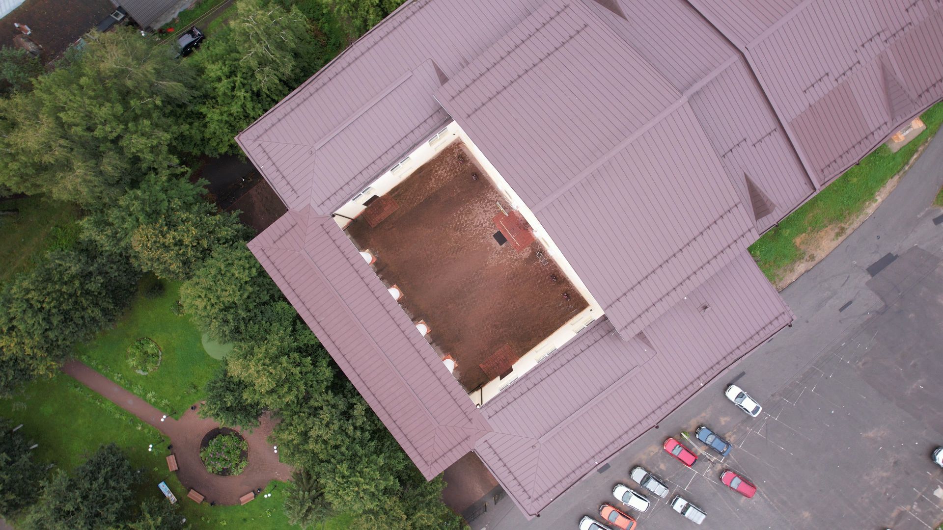 яхрома, дк, центр,видео с коптера,