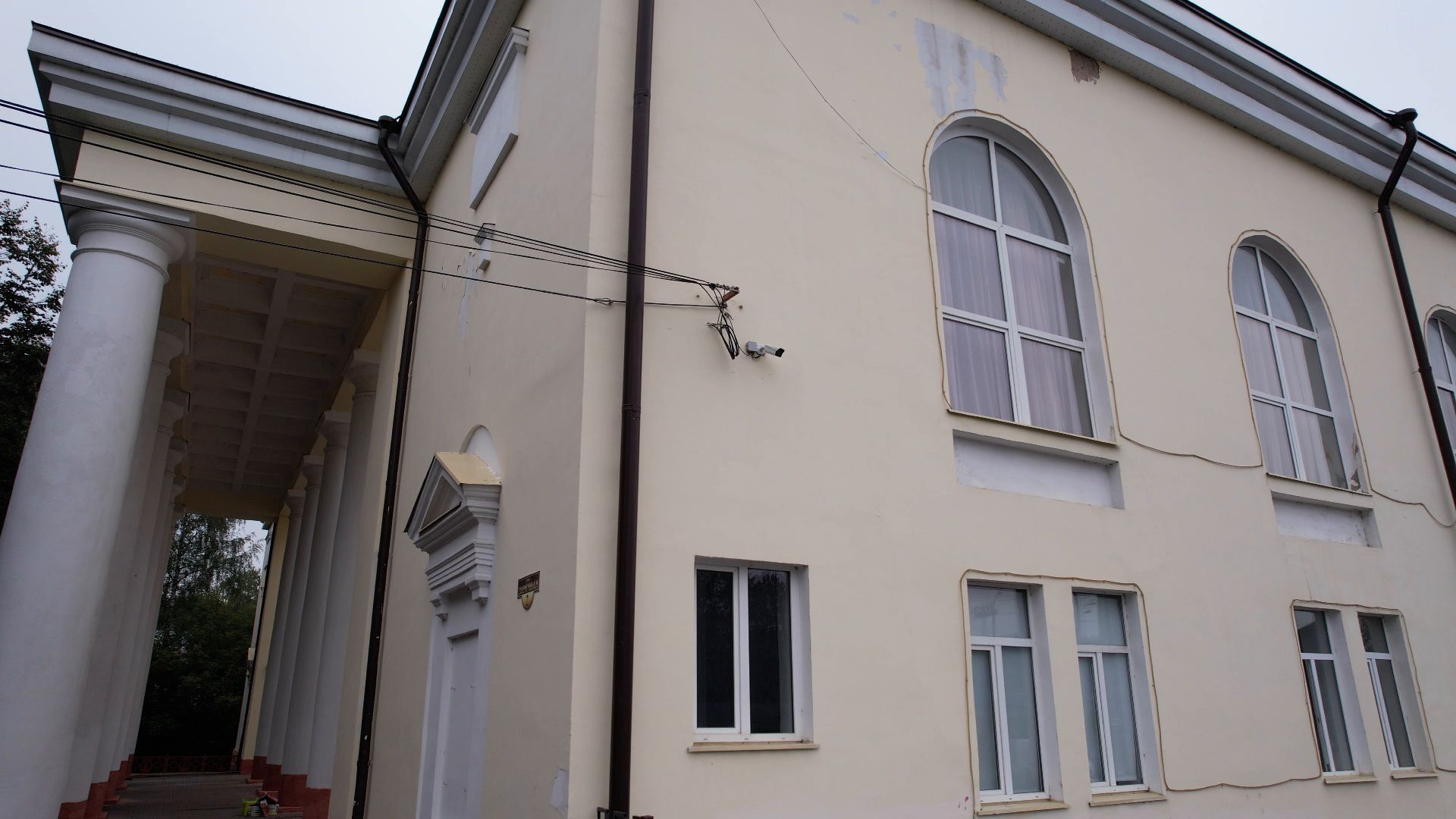 яхрома, дк, центр,видео с коптера,