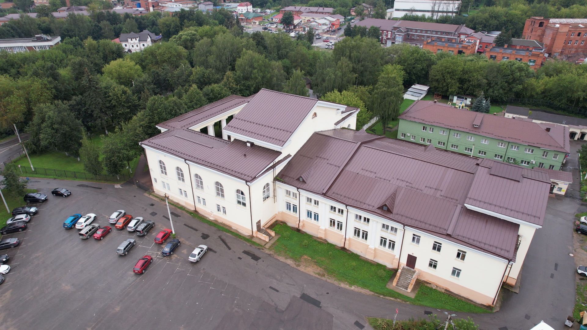 яхрома, дк, центр,видео с коптера,