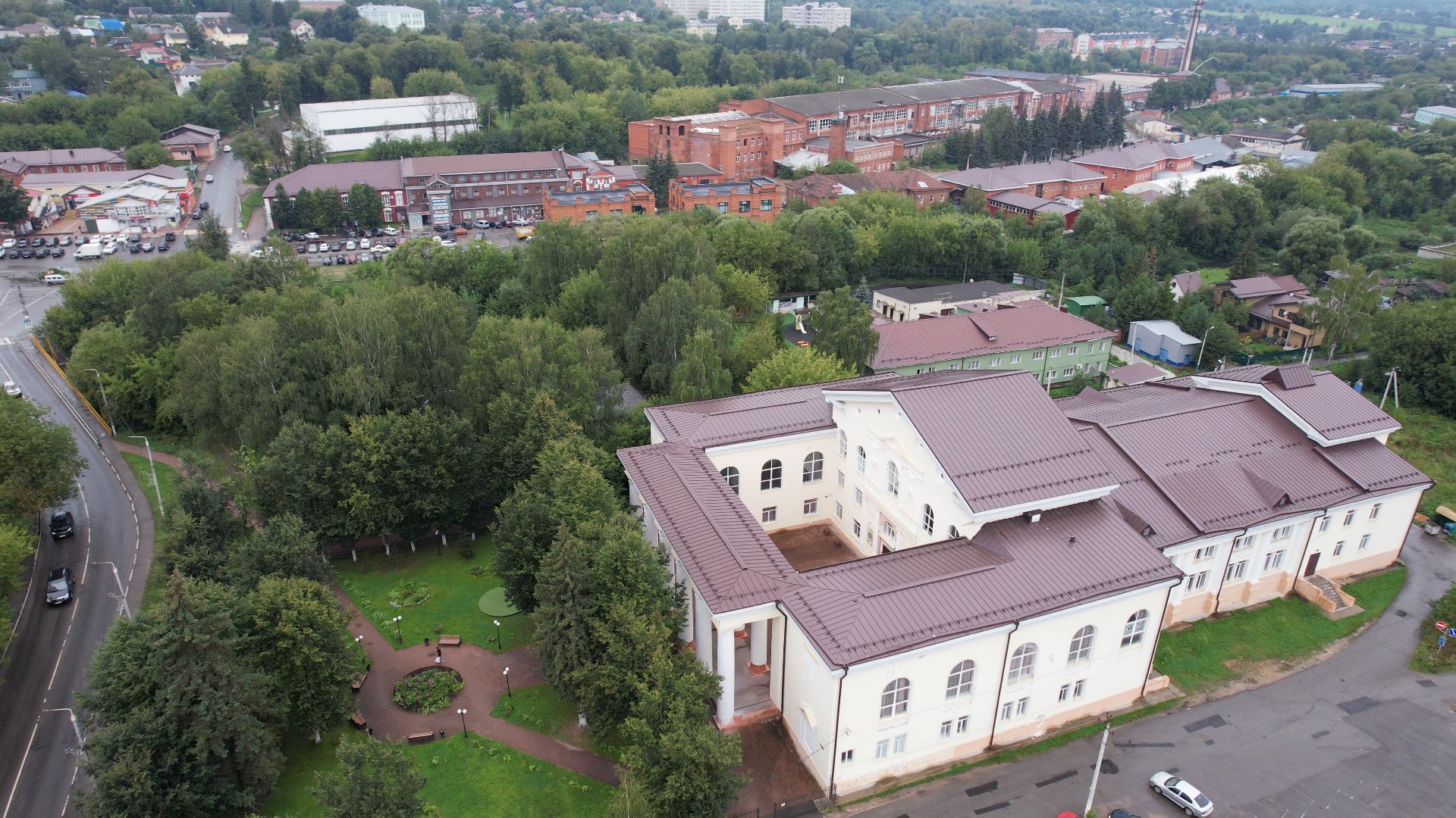 яхрома, дк, центр,видео с коптера,