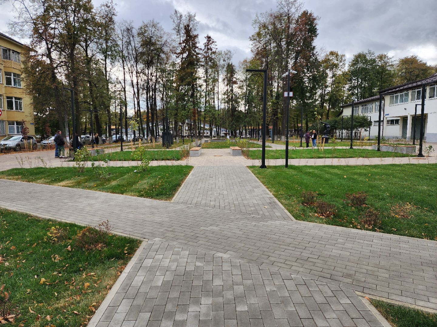 раменское, благоустройство, сквер у дк воровского,