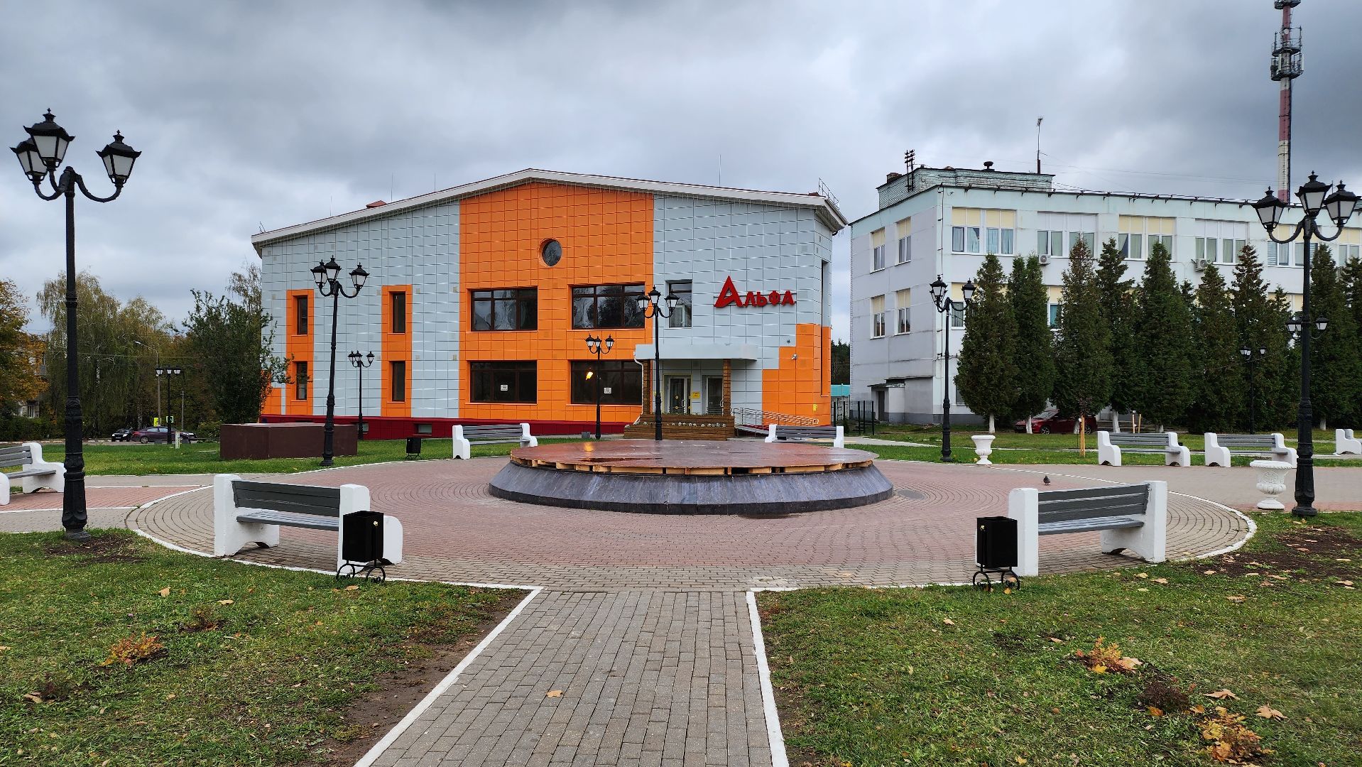 кашира, фонтан, консервация, подготовка к зиме, городской парк,