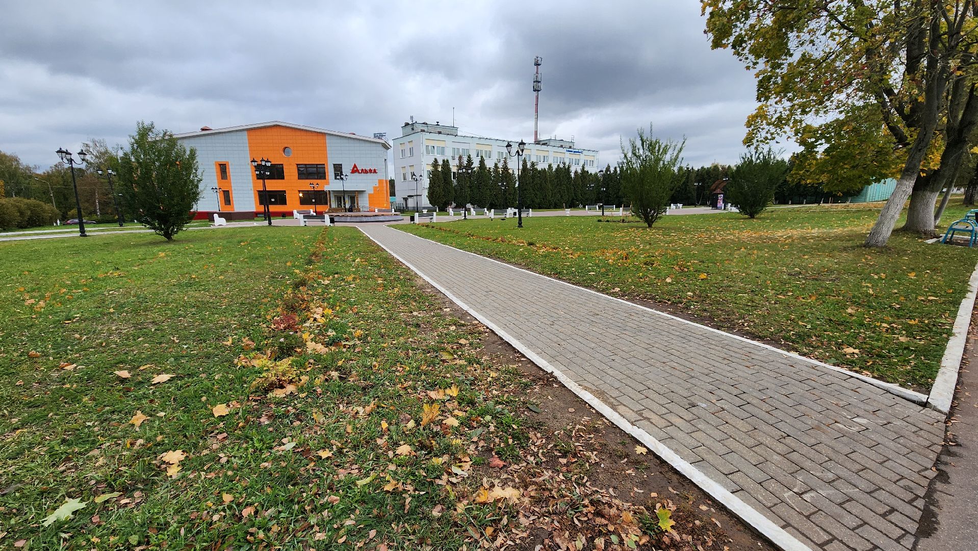 кашира, фонтан, консервация, подготовка к зиме, городской парк,