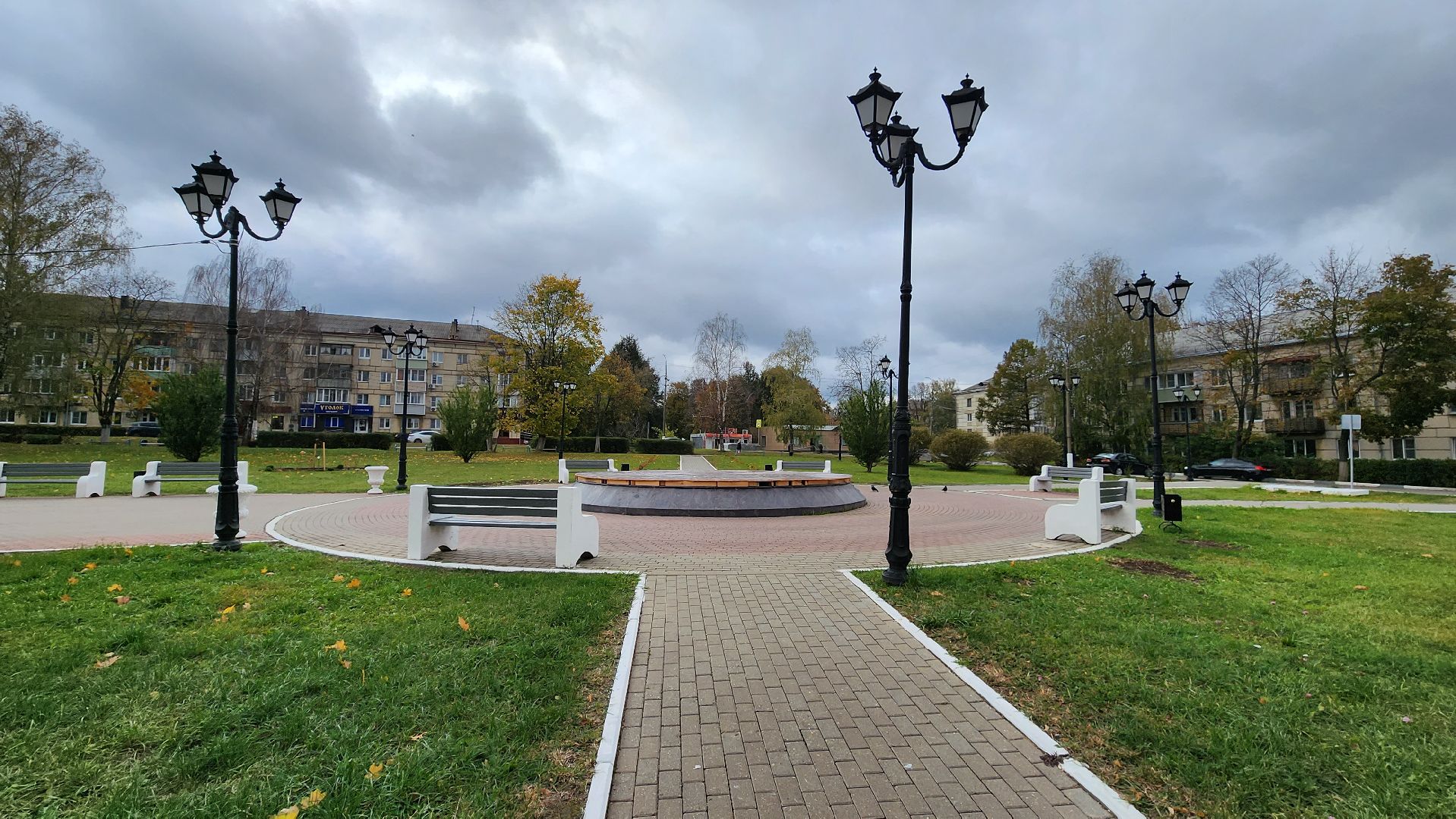 кашира, фонтан, консервация, подготовка к зиме, городской парк,