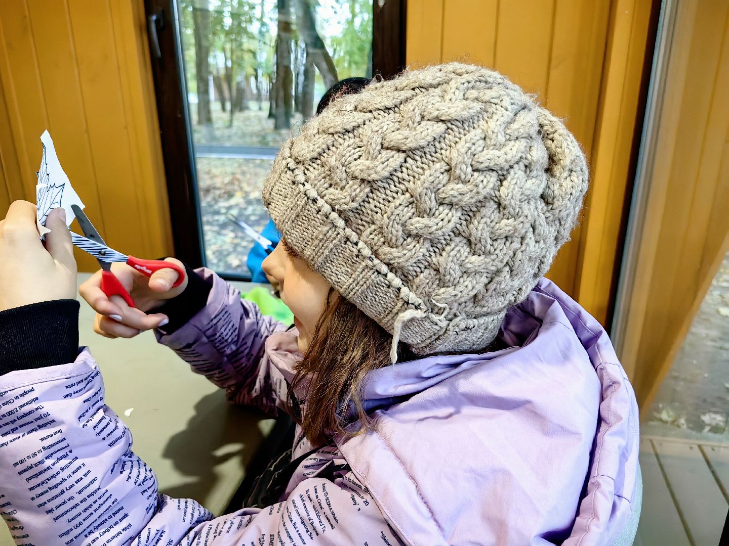 мастер-класс, открытка, парк, дети,