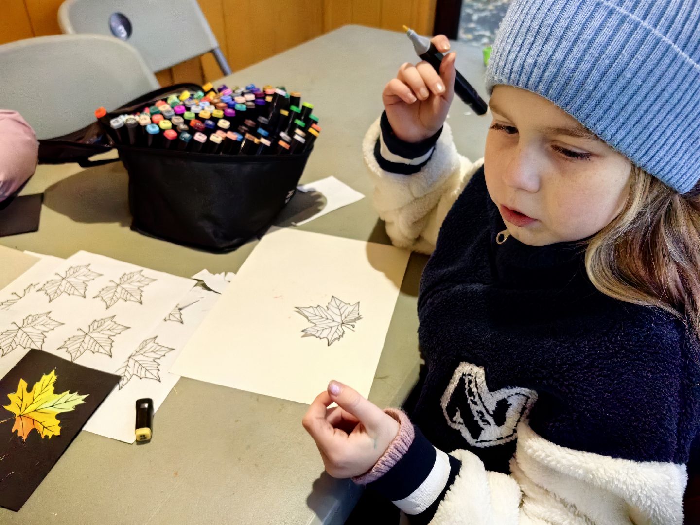 мастер-класс, открытка, парк, дети,