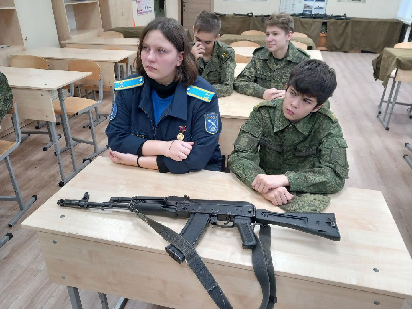 Реутов, Юнармия, соревнования, автомат, сборка-разборка,