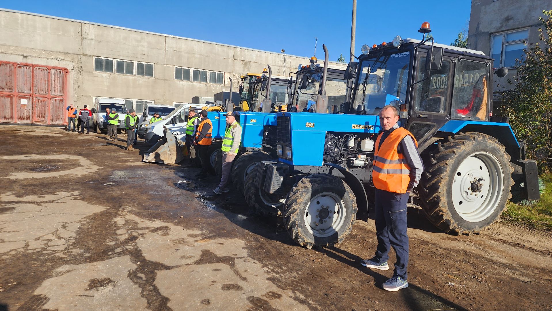 техника, коммунальное хозяйство, смотр, Протвино, подготовка к зиме,