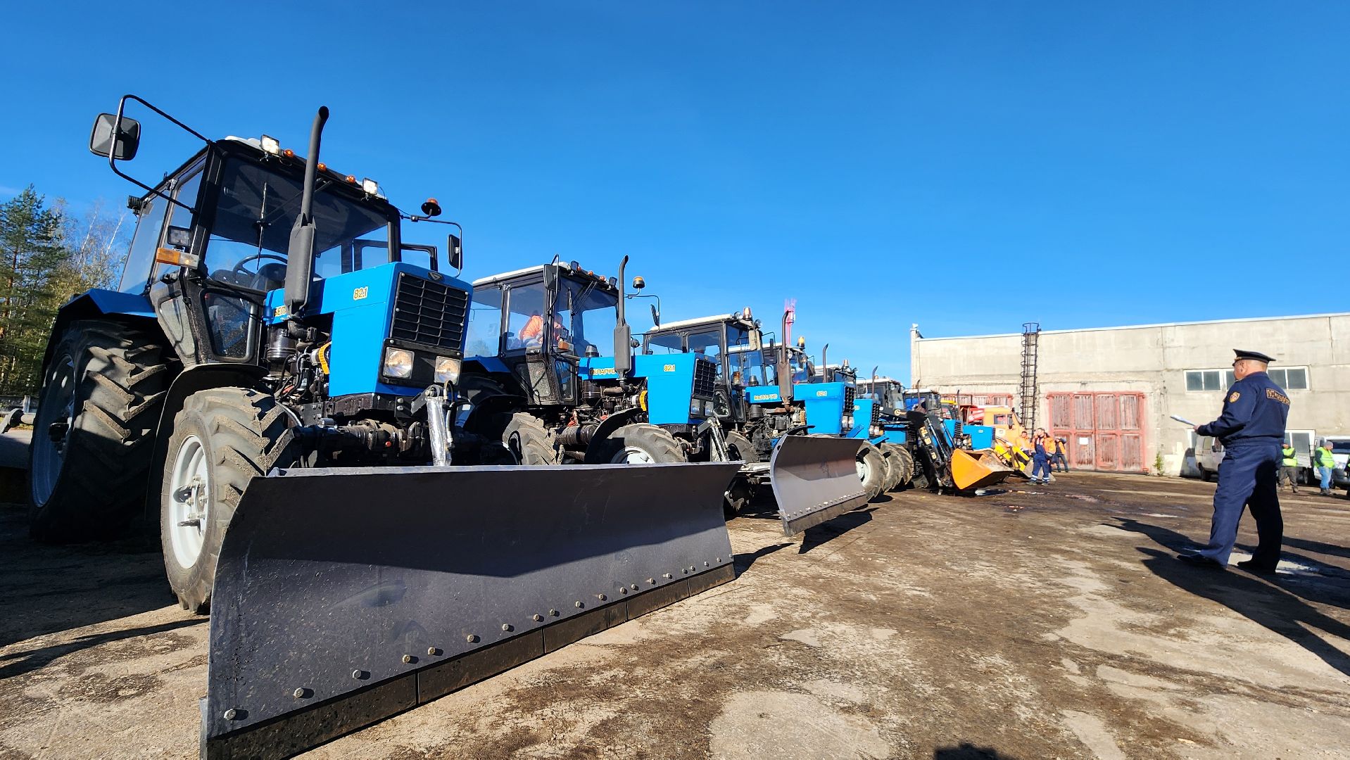 техника, коммунальное хозяйство, смотр, Протвино, подготовка к зиме,