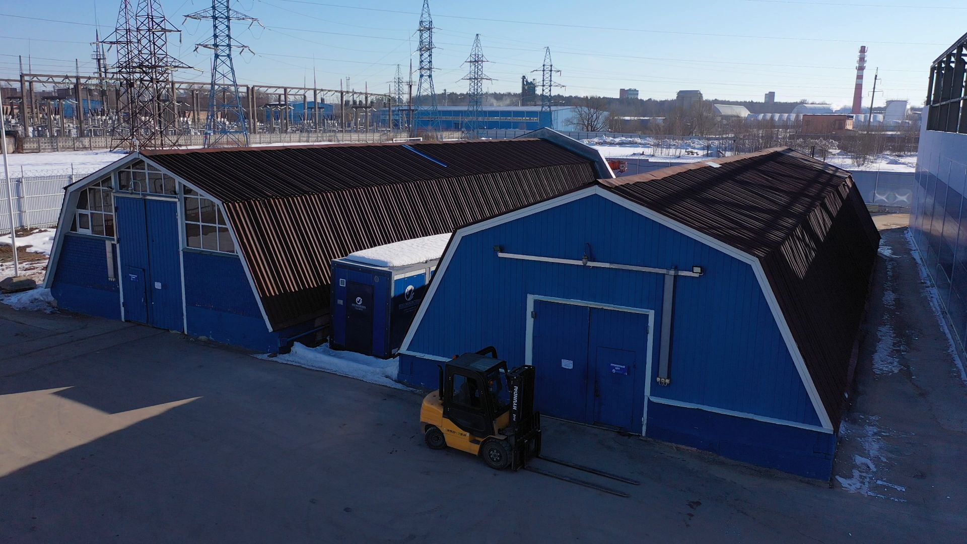 водоочистка, солнечногорск,видео с коптера,