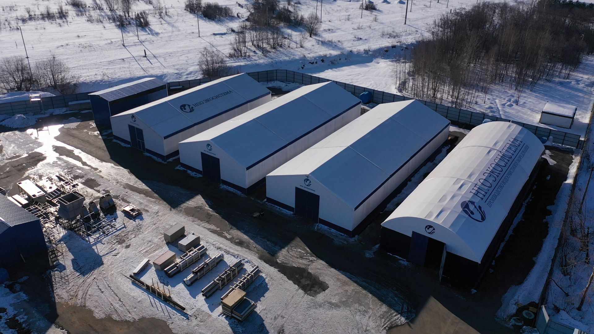 водоочистка, солнечногорск,видео с коптера,