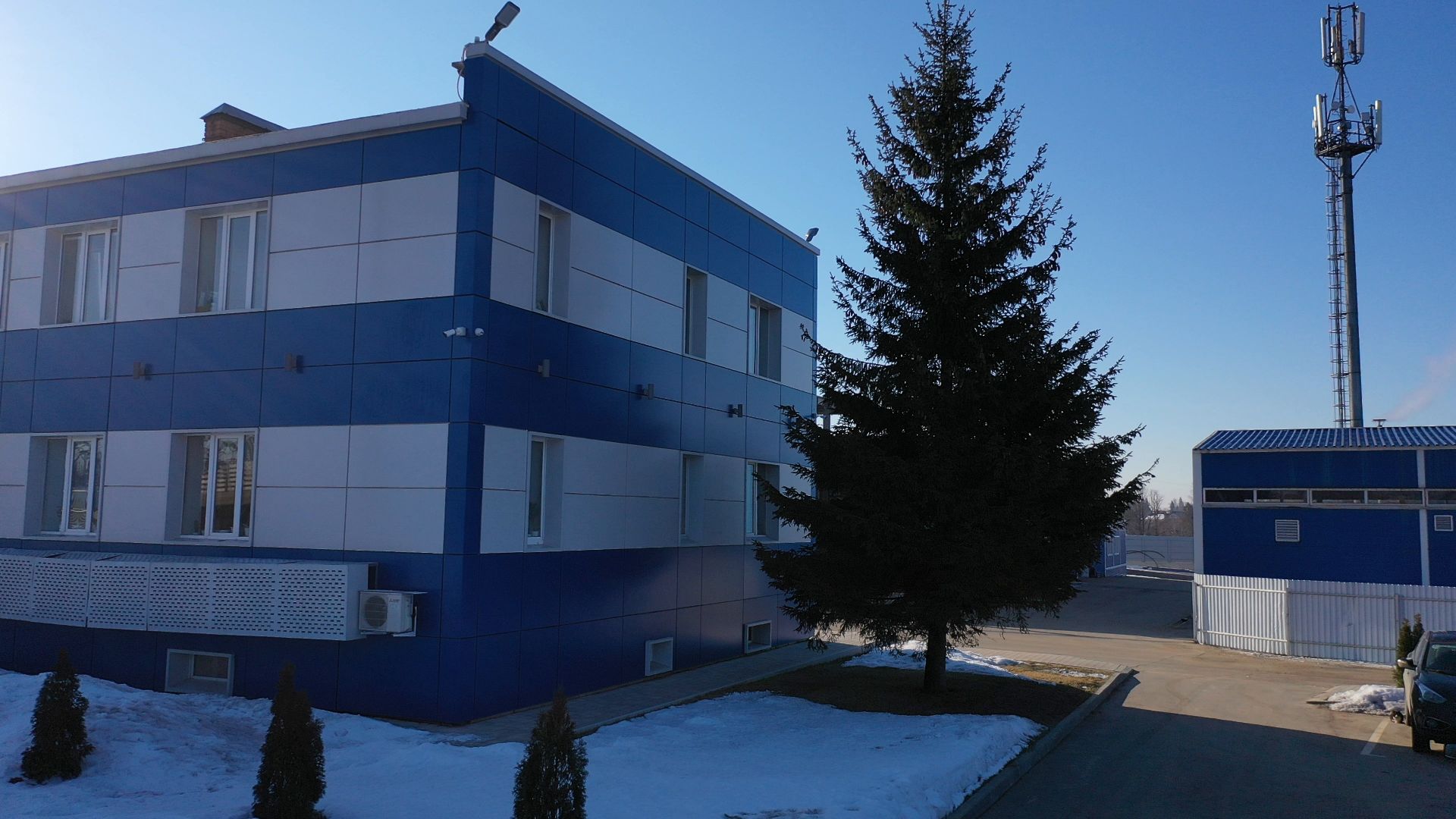 водоочистка, солнечногорск,видео с коптера,