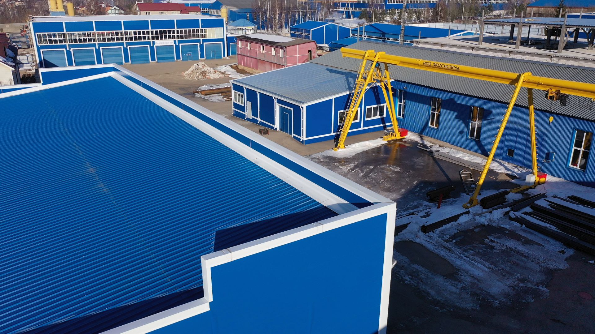 водоочистка, солнечногорск,видео с коптера,