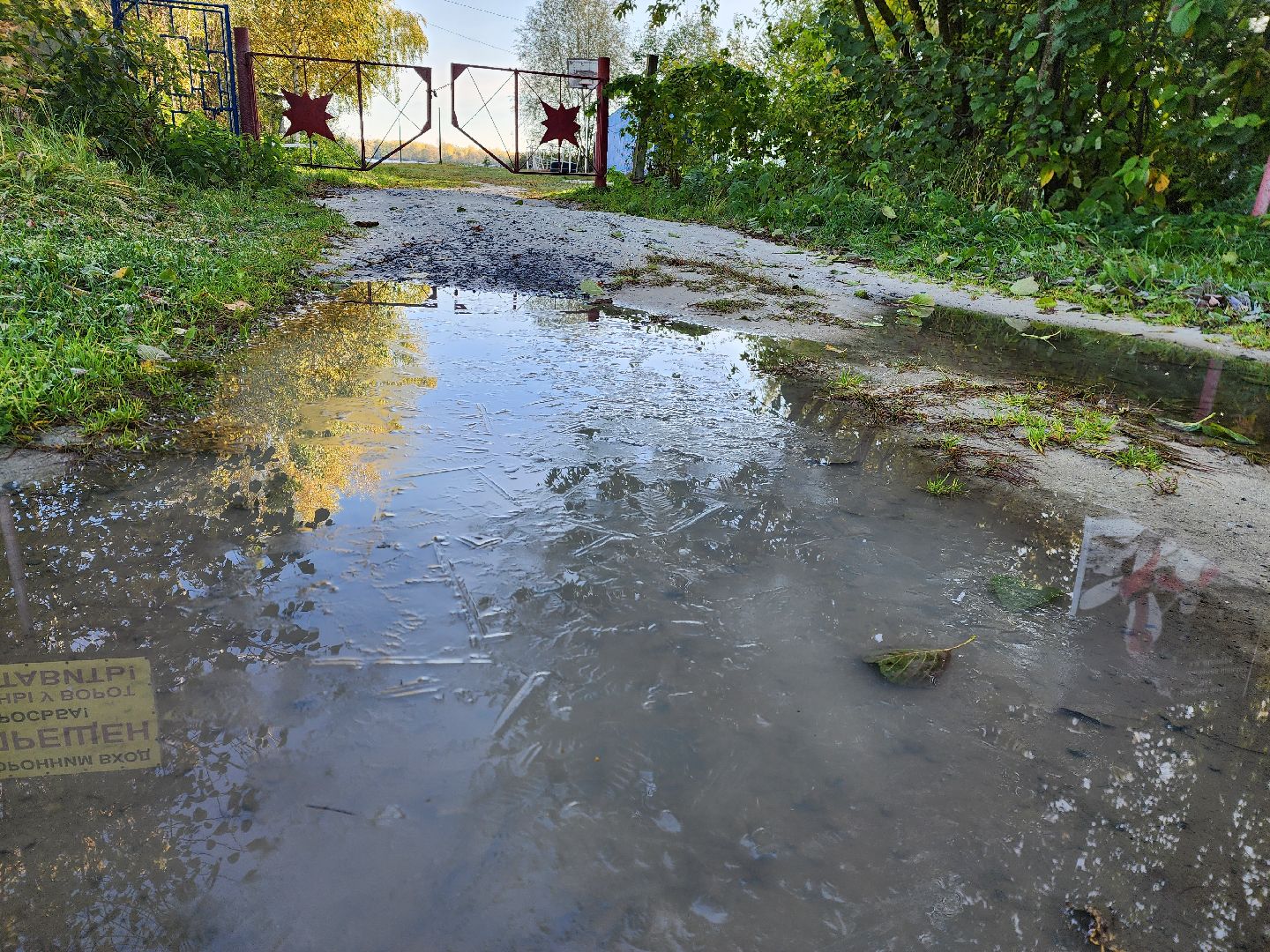 шатура, городской округ, первые холода, подмосковье, природа, заморозки,